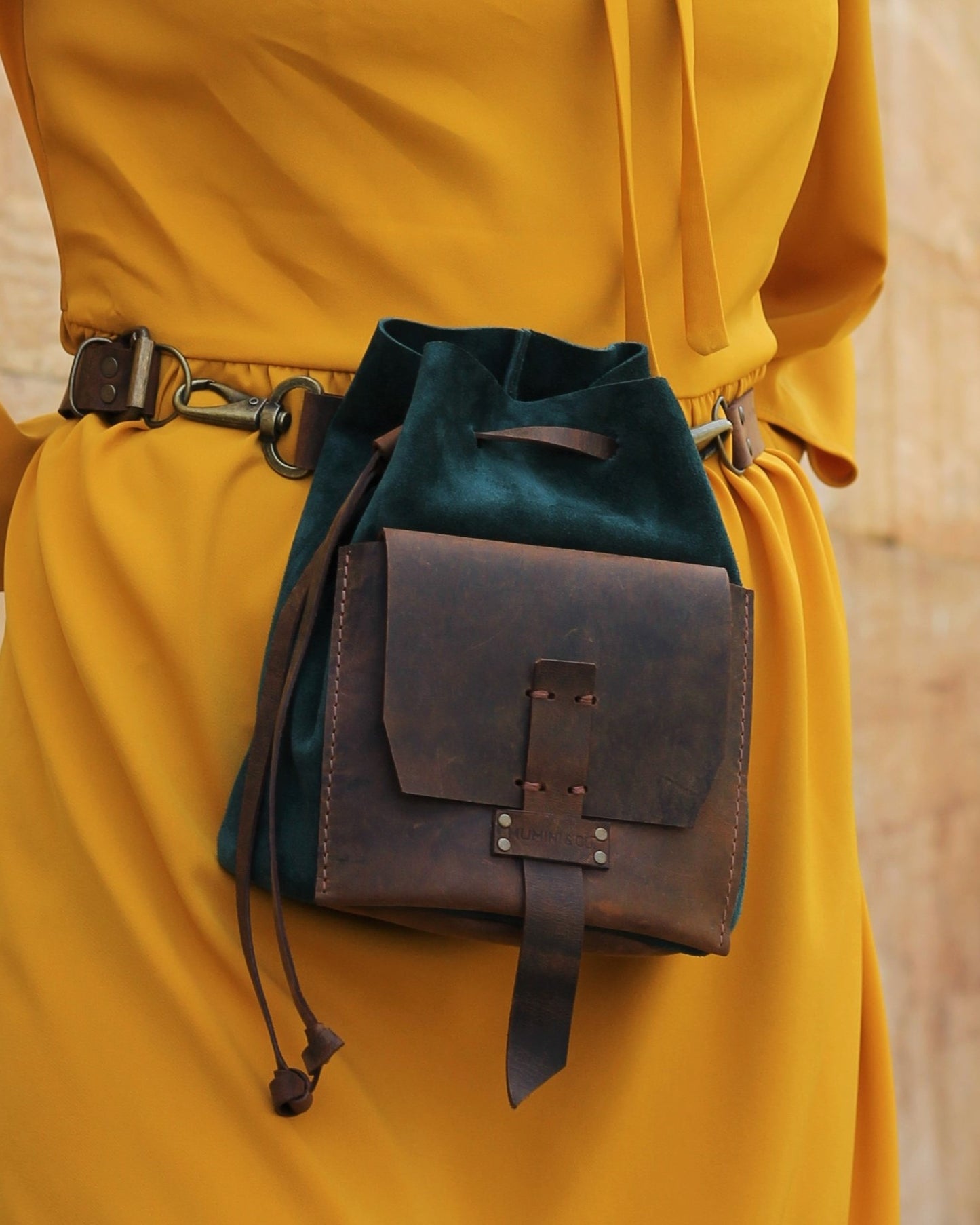 Mini bag - Green/Brown