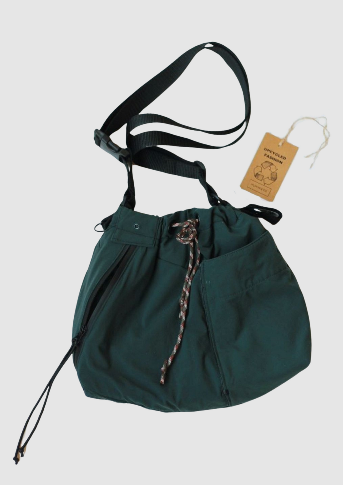 upcycled bucket bag - zero waste bag