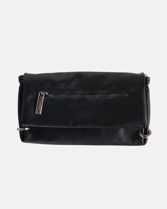 Genuine Leather Crossbody Wallet Bag - L