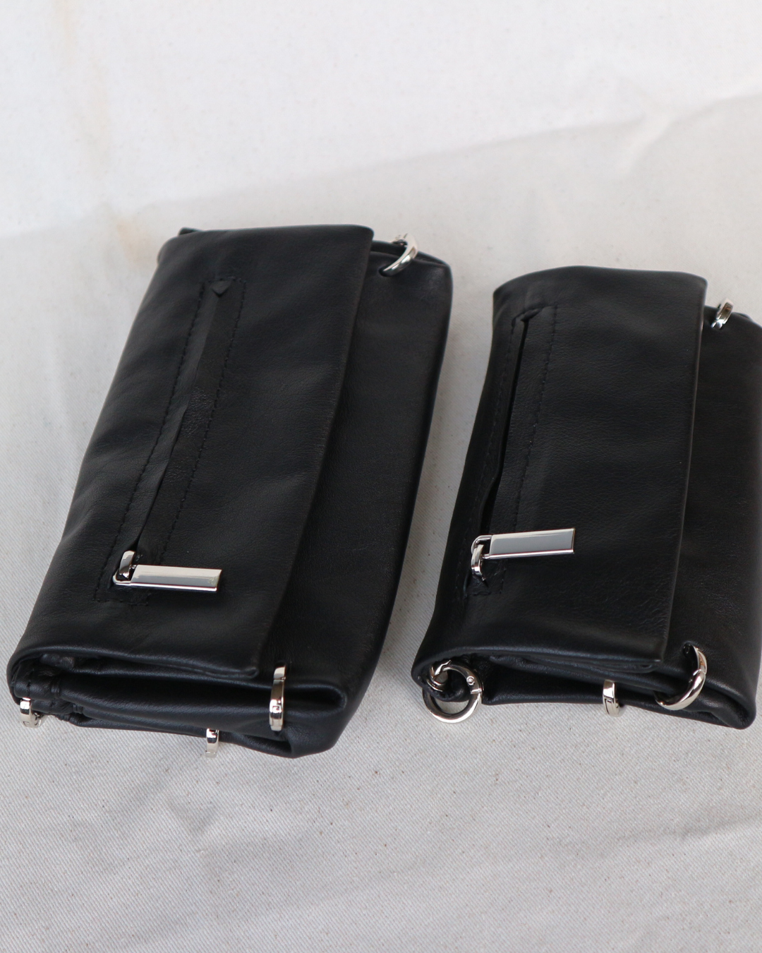 Genuine Leather Crossbody Wallet Bag - L