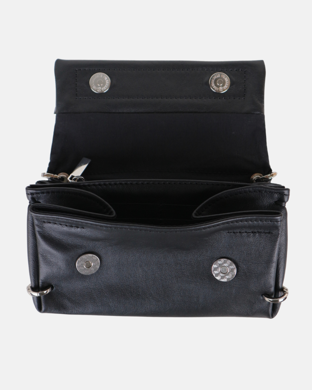 Genuine Leather Crossbody Wallet Bag - L