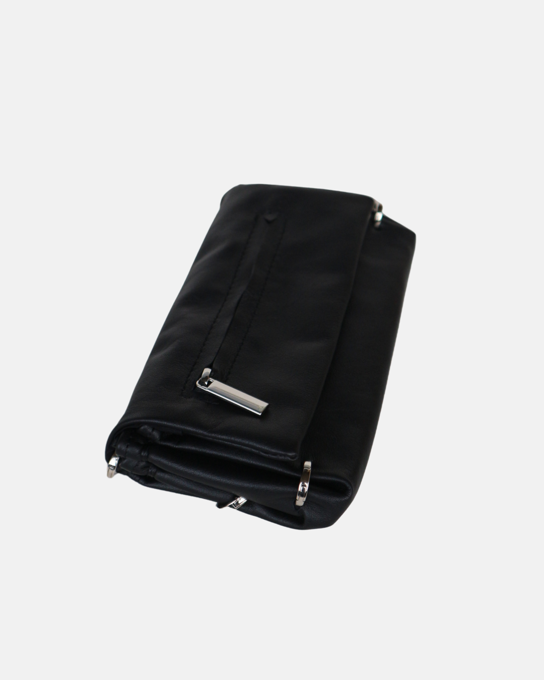 Genuine Leather Crossbody Wallet Bag - L