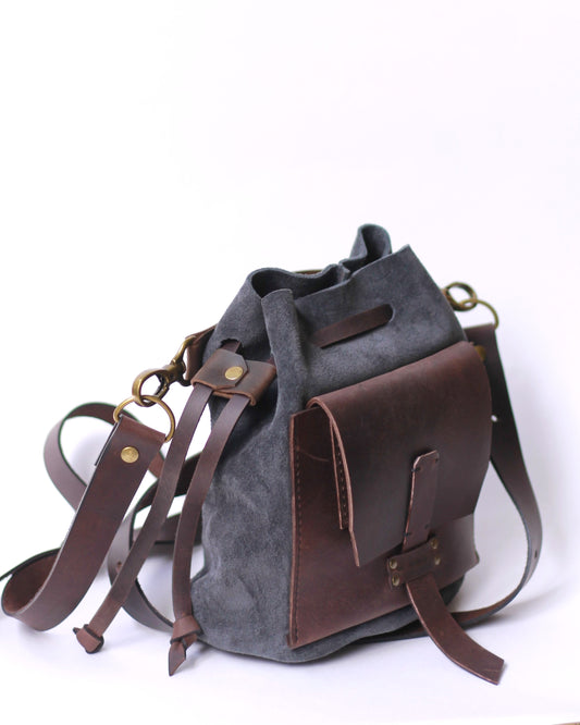 Mini bag - Grey/Brown